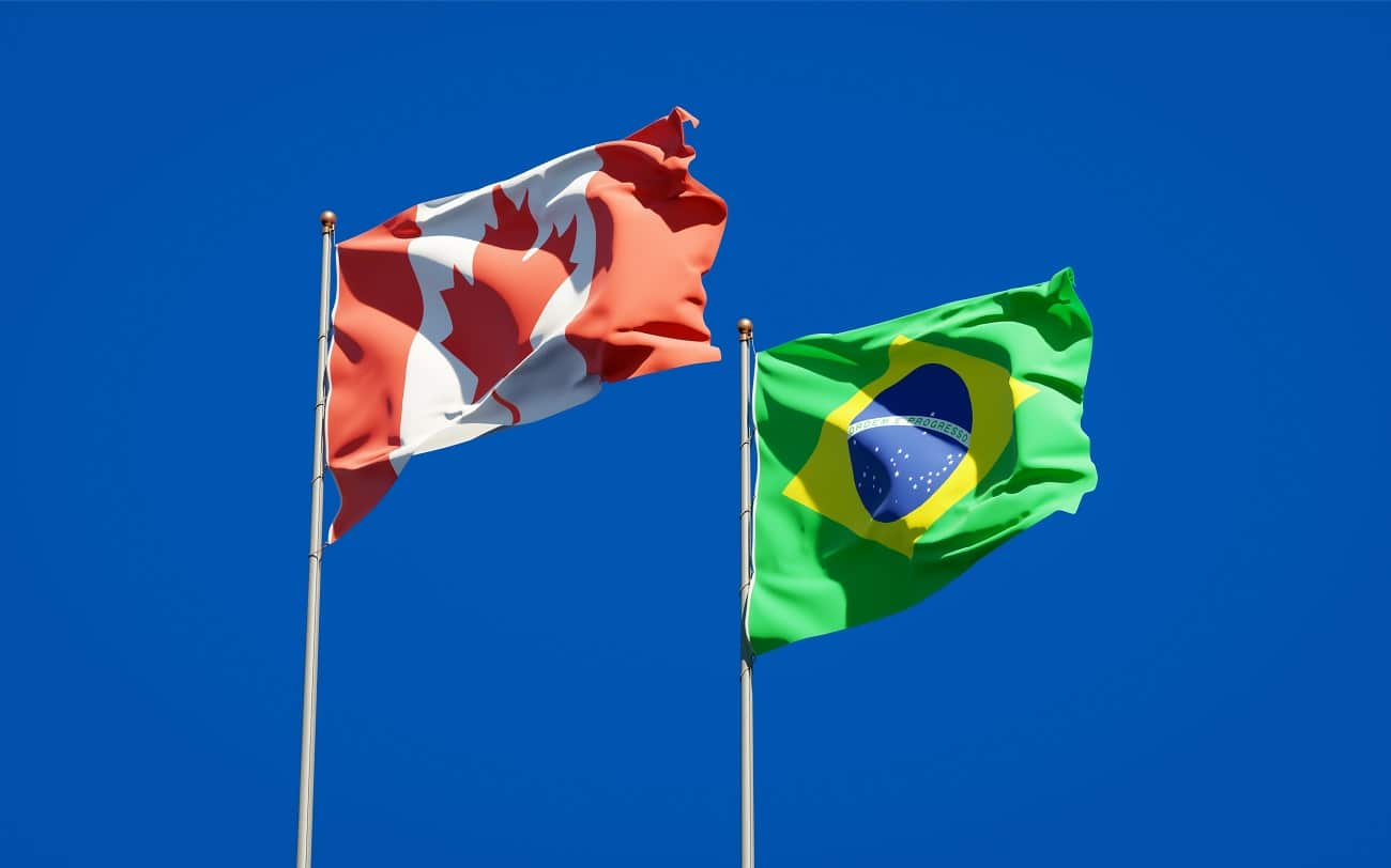 Bandeira-do-Canadá-e-Brasil
